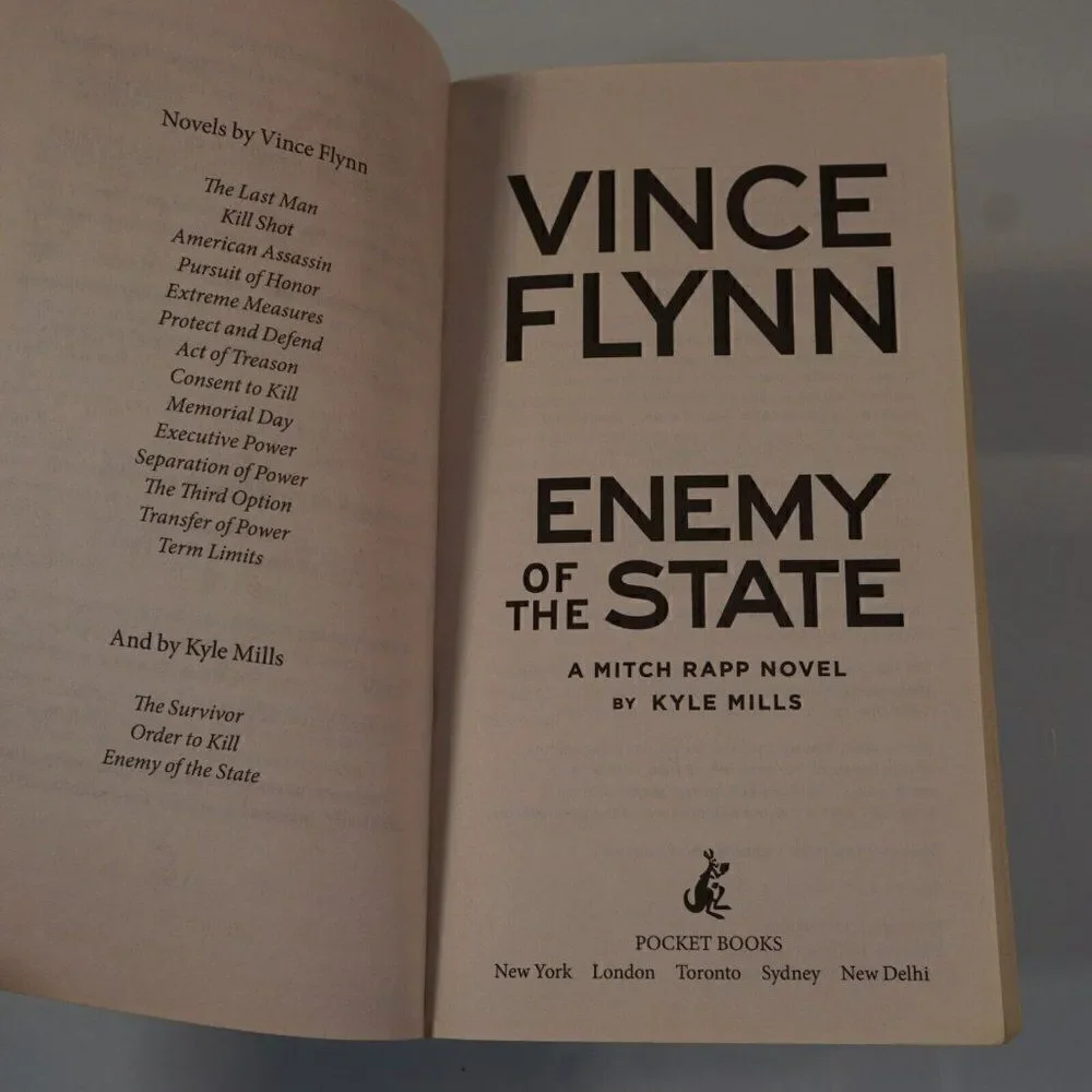 Enemy of the State A Mitch Rapp Novel By Kyle Mills 2017 Paperback